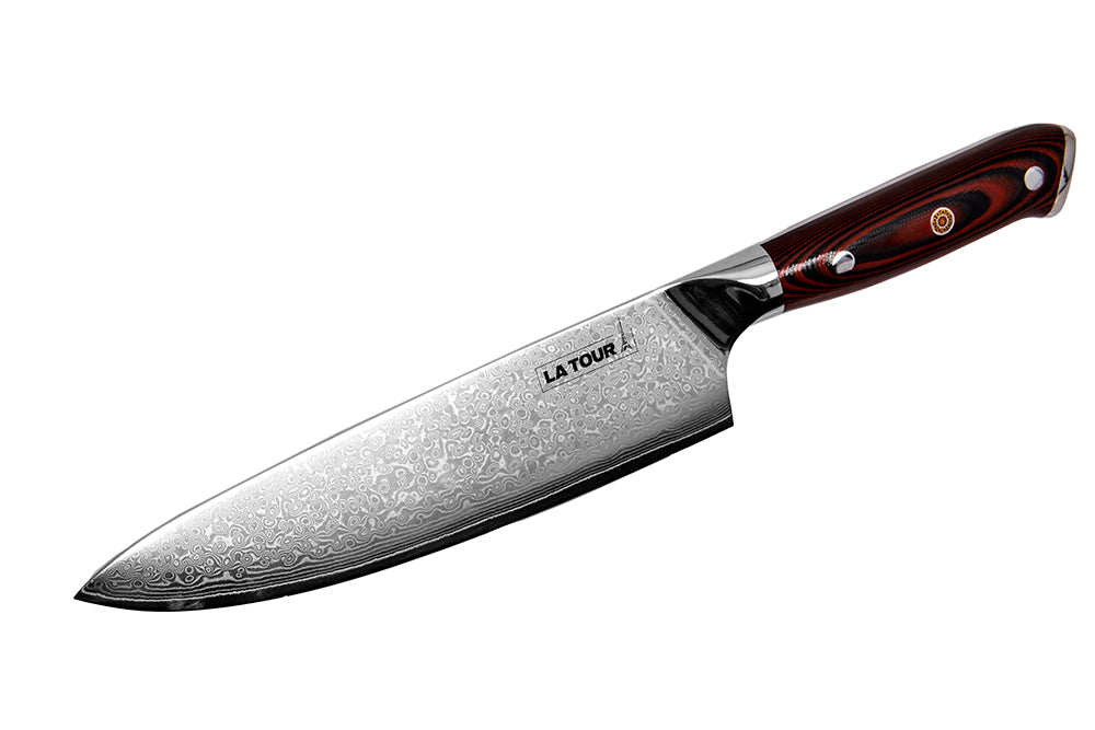 Faca Texas Profissional Damasco Aço 67 Camadas