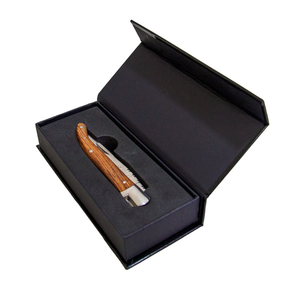 Faca De Bolso Laguiole Ultra Premium Dobrável Com Caixa Para Presente