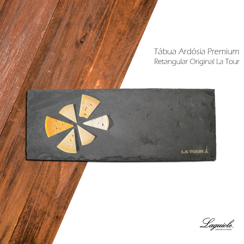 Tábua Retangular Ardósia La Tour