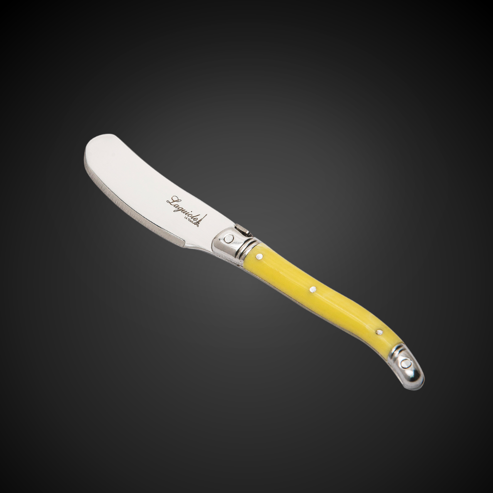 Conjunto De 3 Facas Laguiole Luxo Para Queijo Em Bandeja De Madeira, Marfim