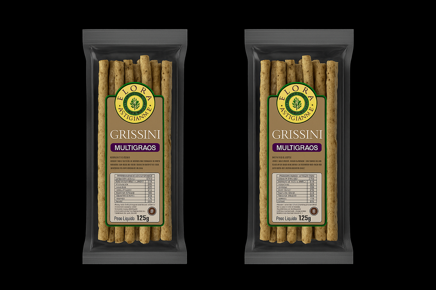 Grissini Integral 12 Grãos Caixa 15 Unidades