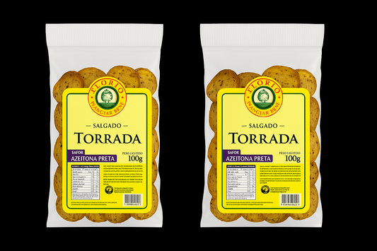 Torrada Azeitonas Pretas Caixa 15 Unidades