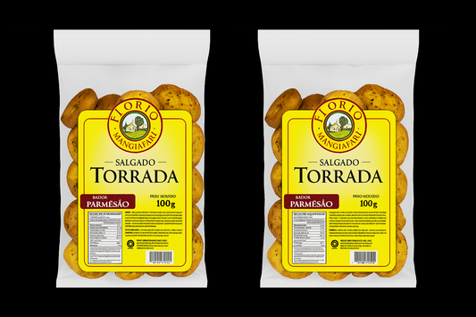 Torrada Parmesão Caixa 15 Unidades