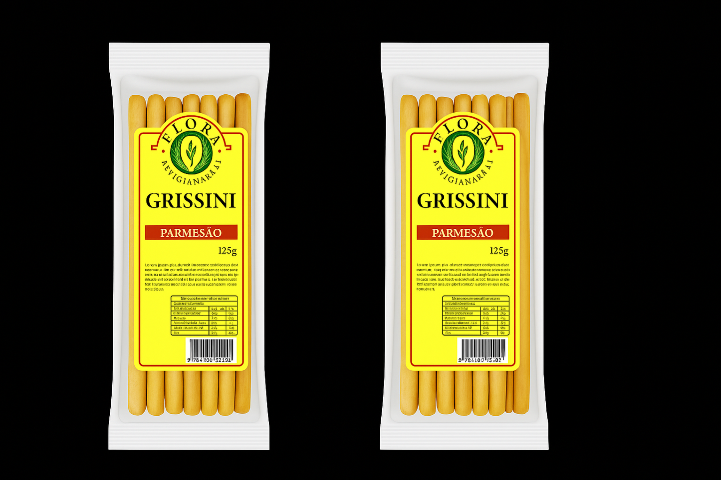 Grissini Parmesão 120Gr Caixa Com 15 Unidade