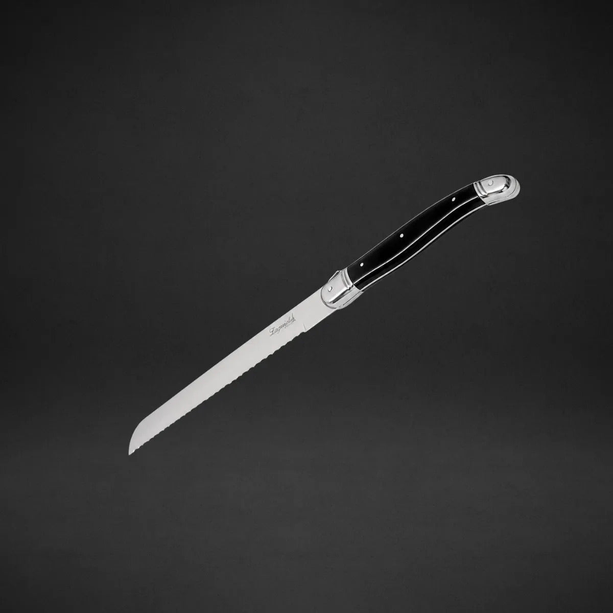 Faca De Pão Em Inox Laguiole La Tour 35,5cm Cabo Resistente