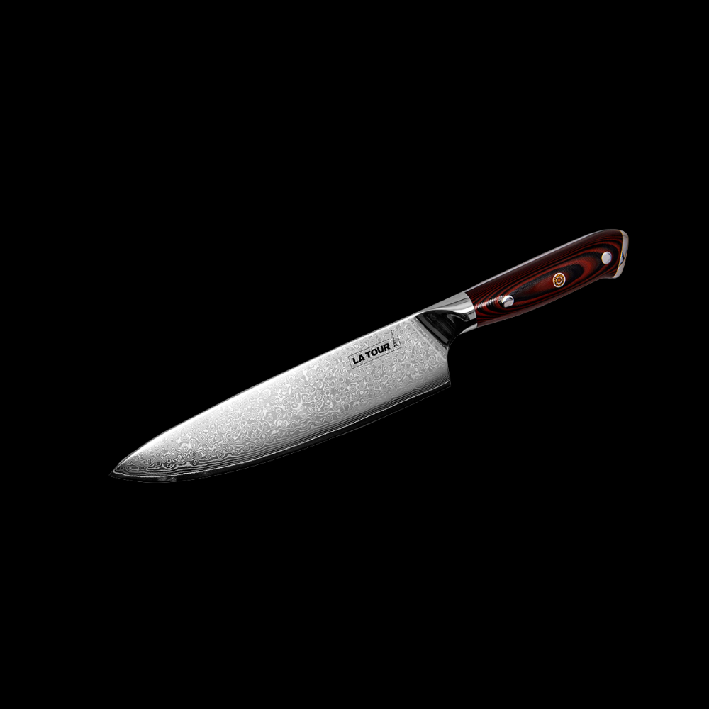 Faca Texas Profissional Damasco Aço 67 Camadas