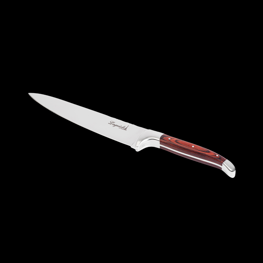 Faca Do Chef Ultra Premium Laguiole Aço Inox E Cabo de Madeira Laguiole