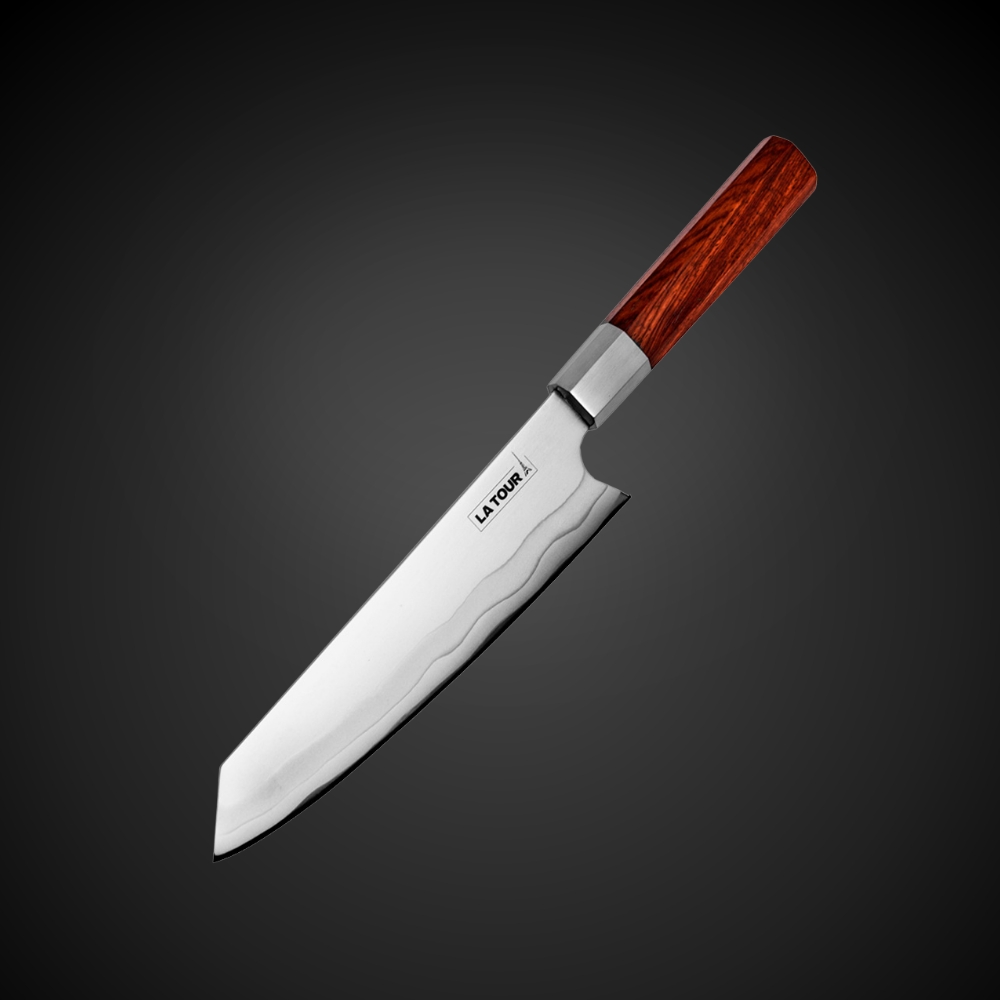 Faca Profissional Kyoto Damasco Aço 440C 7 Camadas