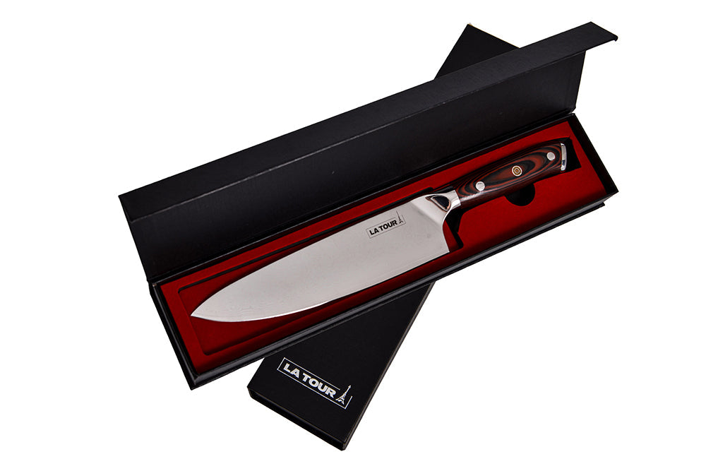 Faca Texas Profissional Damasco Aço 67 Camadas