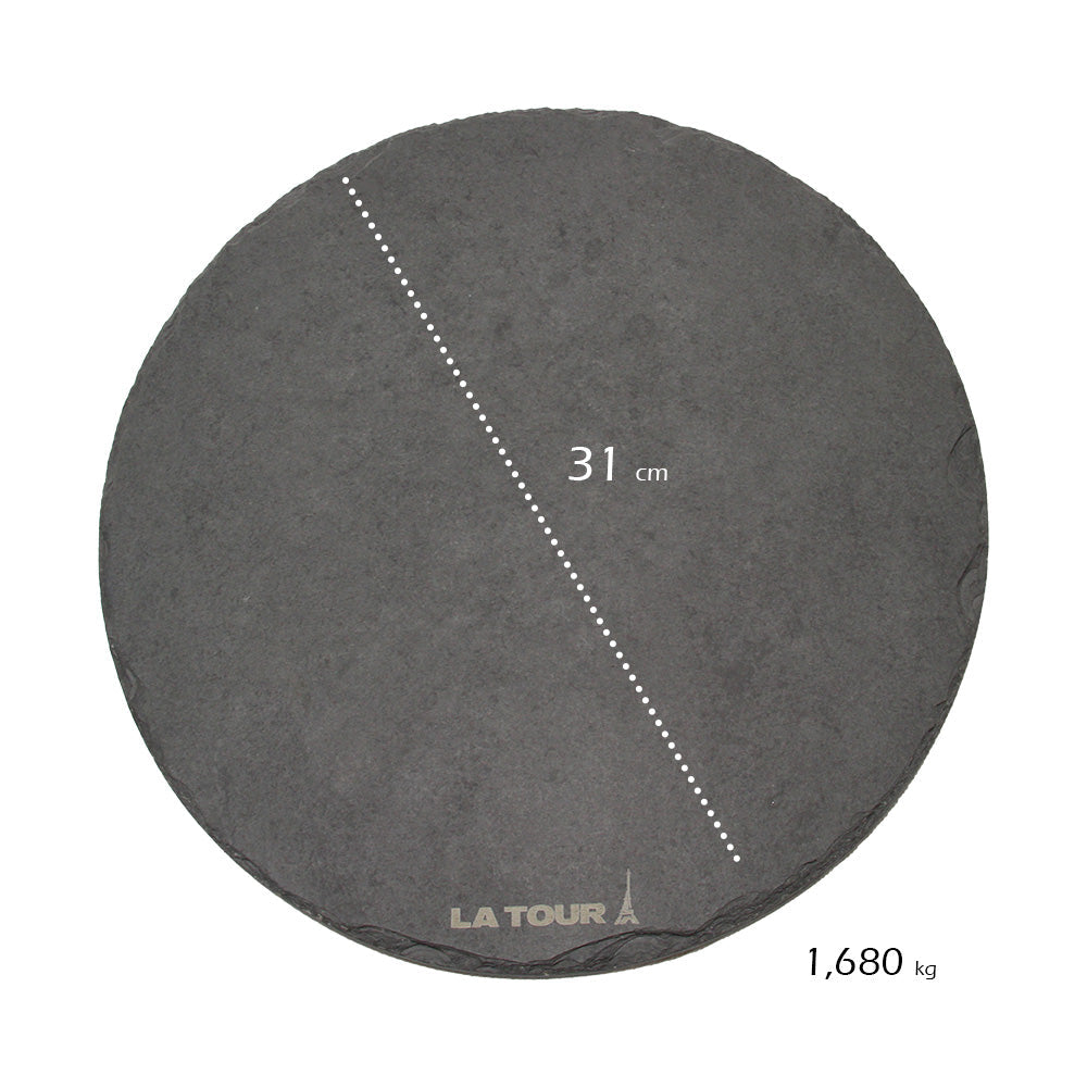 Tábua Redonda Ardósia La Tour