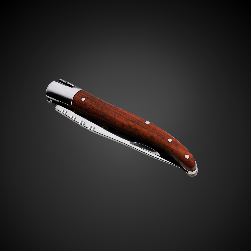 Faca De Bolso Laguiole Ultra Premium Dobrável Com Caixa Para Presente