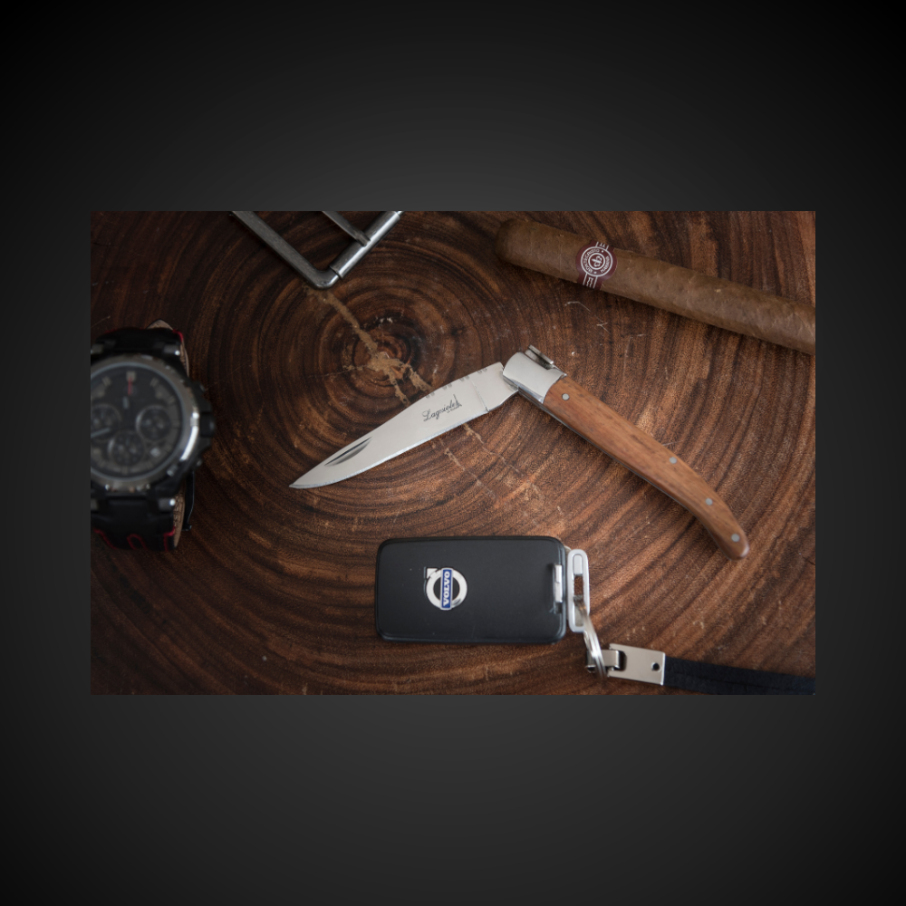 Faca De Bolso Laguiole Ultra Premium Dobrável Com Caixa Para Presente