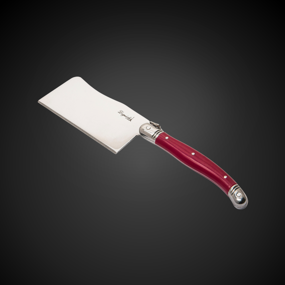 Conjunto De 3 Facas Laguiole Luxo Para Queijo Em Bandeja De Madeira, Bordeaux