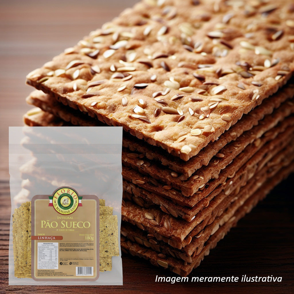 Pão Tipo Sueco Linhaça Caixa Com 12 Unidades