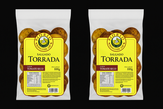 Torrada Tomate Seco  Caixa 15 Unidades