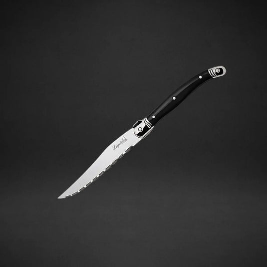 Faqueiro Inox Laguiole 6 Peças Com Cepo De Madeira