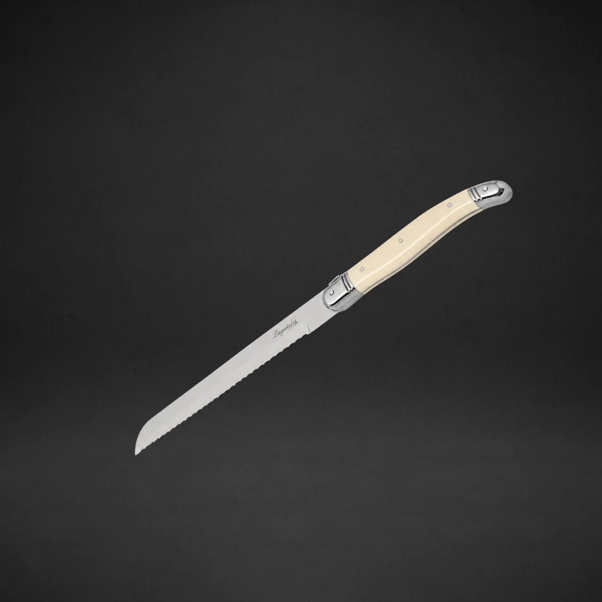 Faca De Pão Em Inox Laguiole La Tour 35,5cm Cabo Resistente