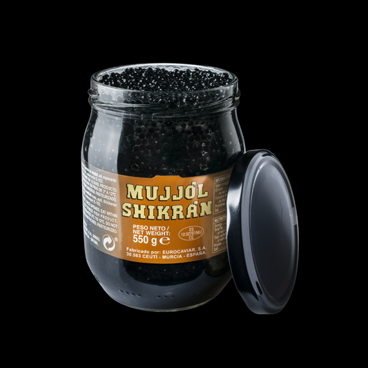 Caviar Mujjol Shikrán Preto 550gr