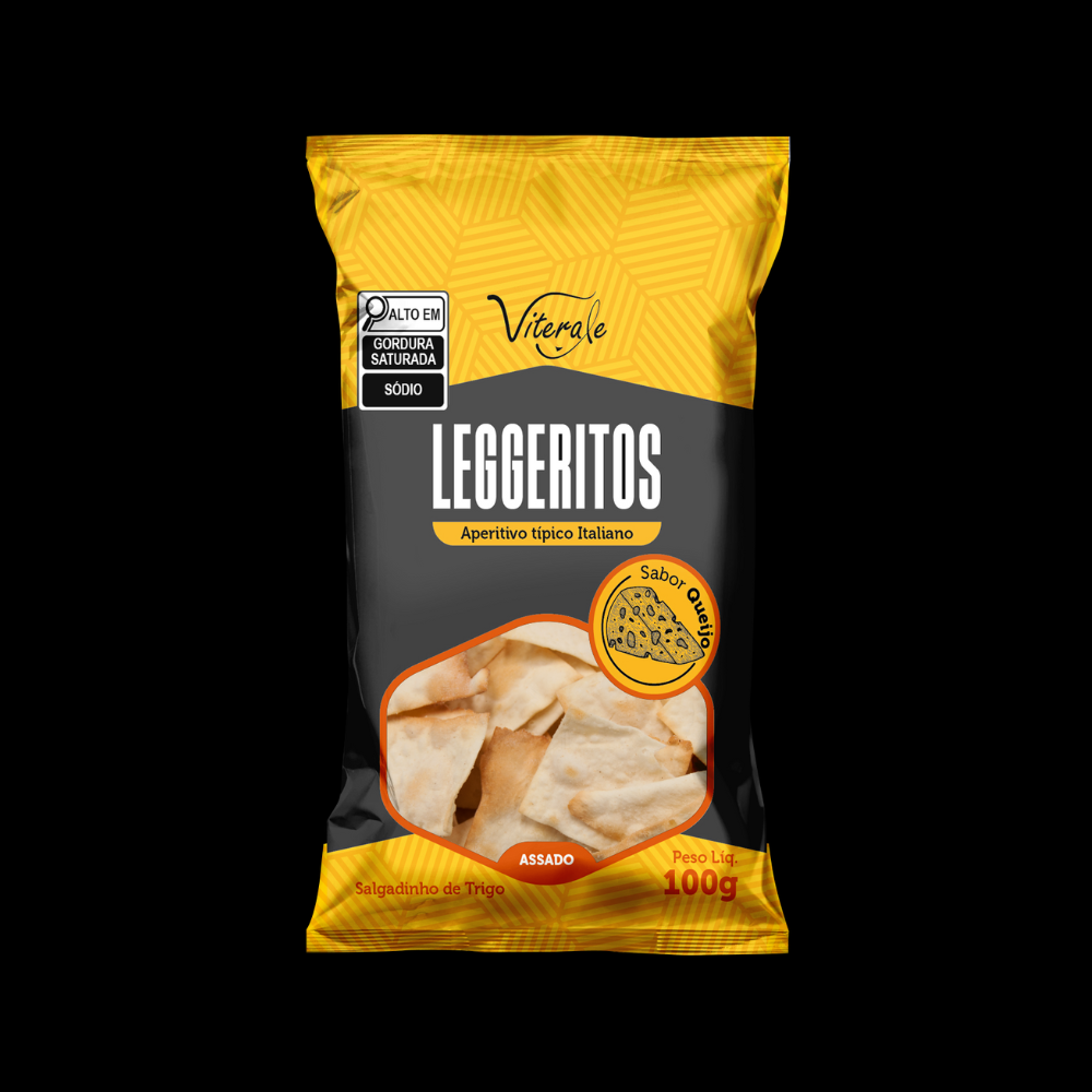 Leggeritos Queijo Viterale 100 Gr Caixa Com 20 Unidades