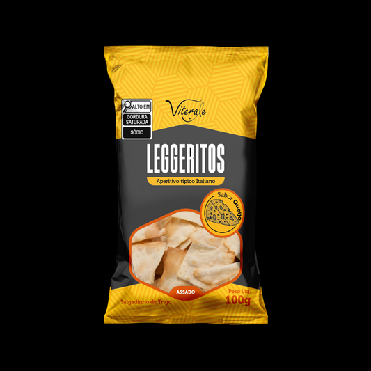 Leggeritos Queijo Viterale 100 Gr Caixa Com 20 Unidades