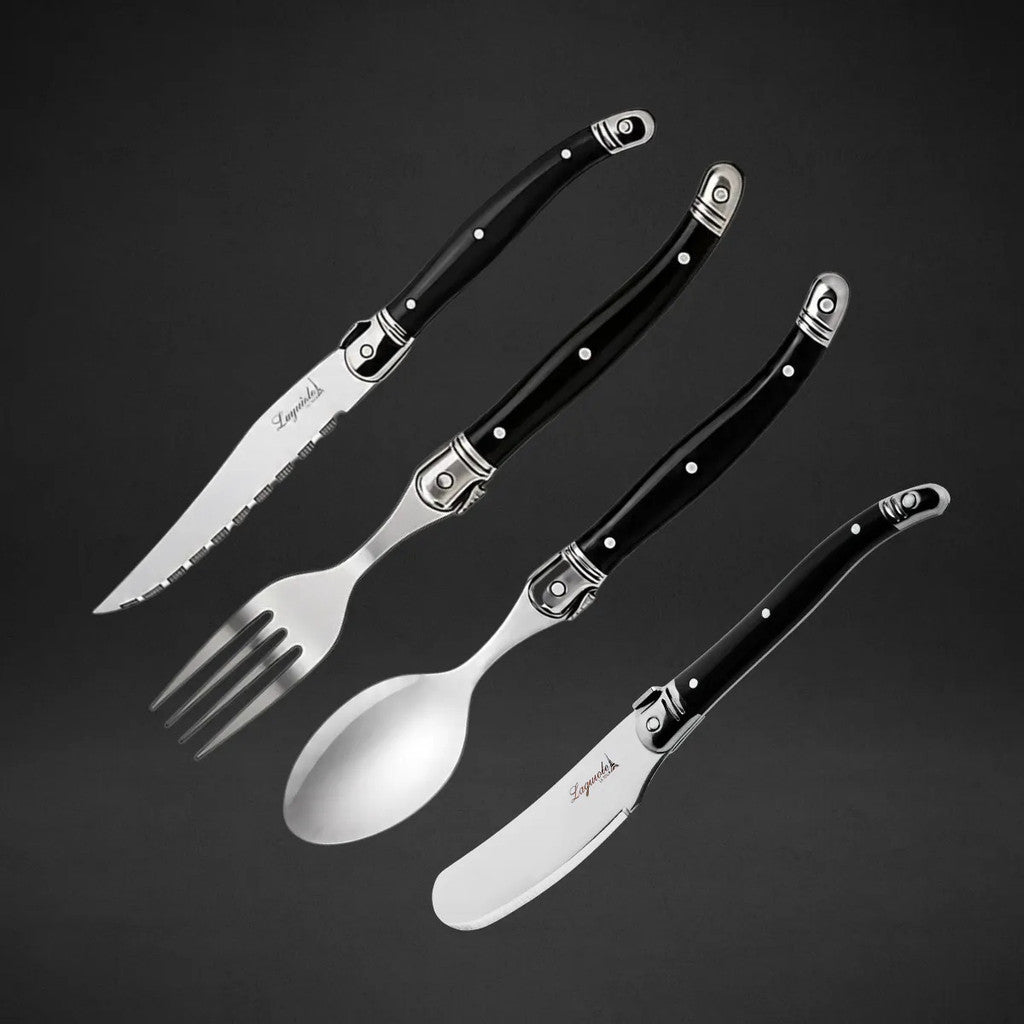 Faqueiro Inox Laguiole La Tour 34 Peças Premium Serviço Completo