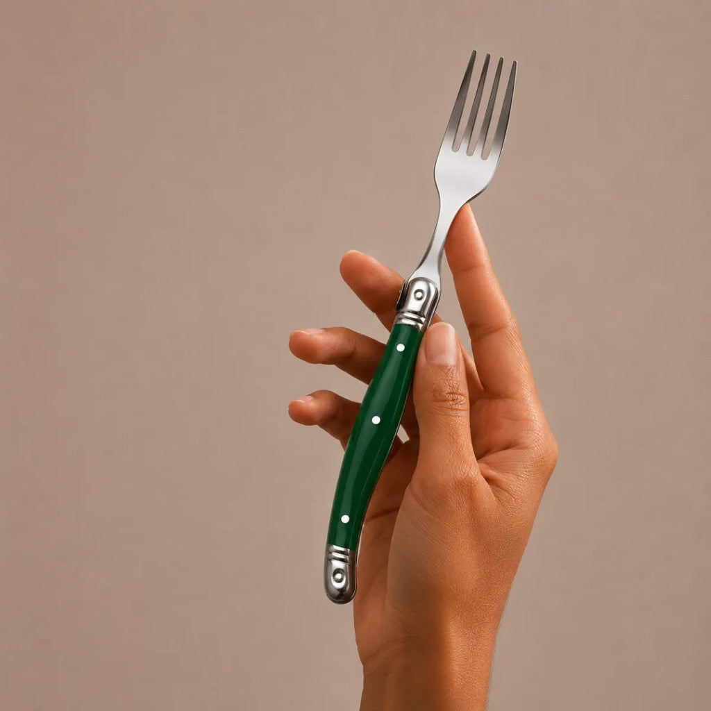 Faqueiro Inox Laguiole La Tour 12 Peças Premium 6 Garfos + 6 Facas
