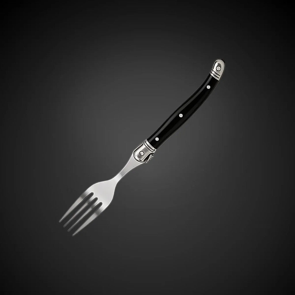 Garfo Inox Laguiole La tour 6 Peças Premium Com Caixa De Madeira