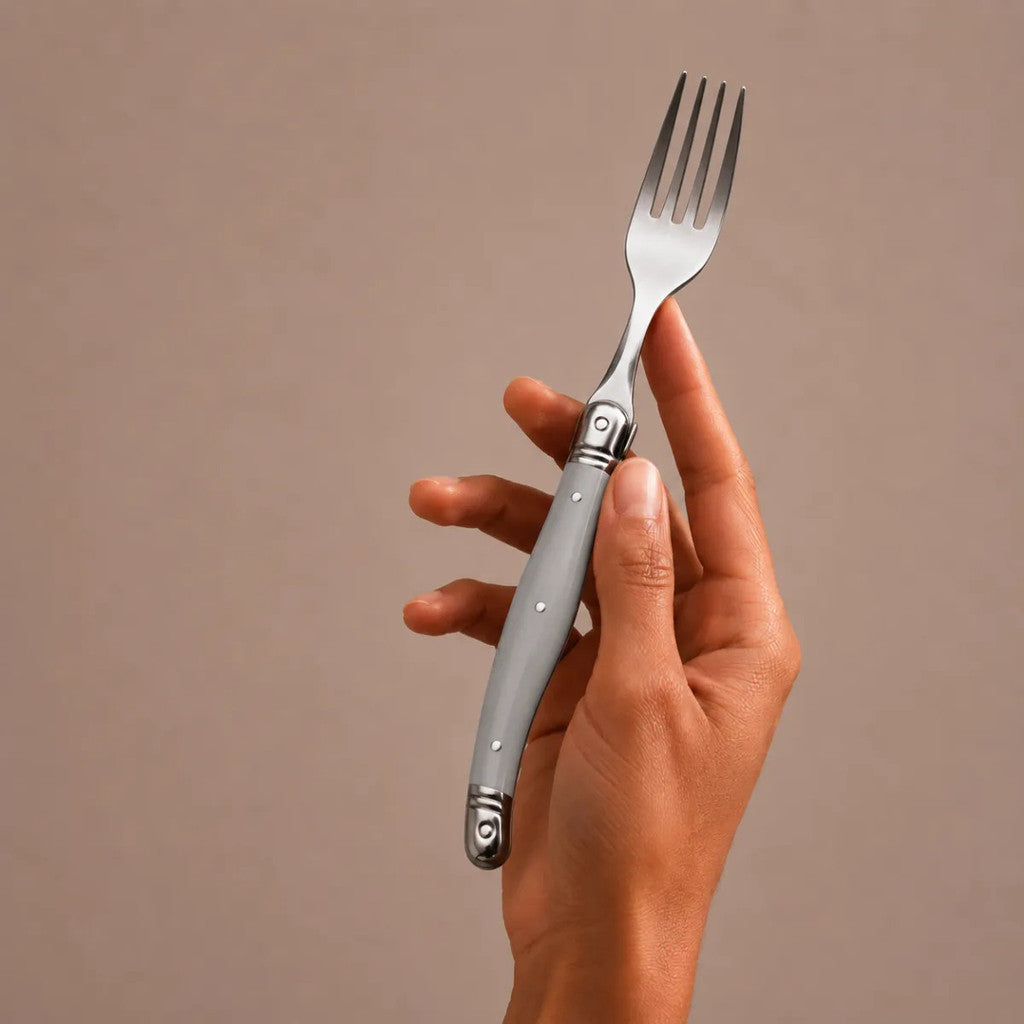 Garfo Inox Laguiole La tour 6 Peças Premium Com Caixa De Madeira
